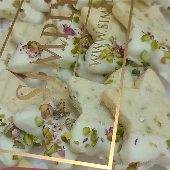 Ramadan new - Rose Pistachio biscuits  (acrylic tray)