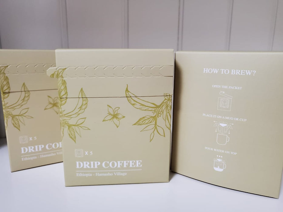 ETHIOPIA - Drip Coffee (pack of 5)