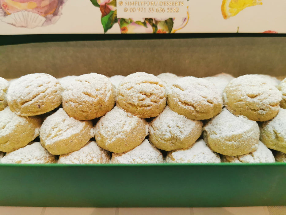 Pistachio with Almonds Biscuits - Regular Size (0.5 kg/box)