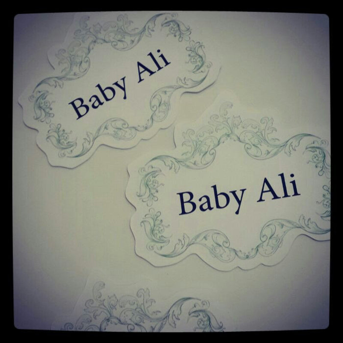 Classic Frame Customized Tags (Set of 25 pcs)